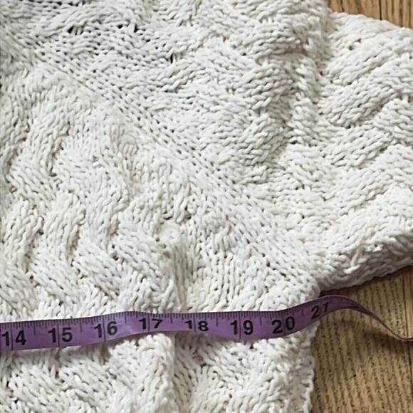 PHILOSOPHY NWT CREAM CABLE KNIT SOFT FLUFFY SWEATER SIZE S/P‎ - Picture 7 of 8